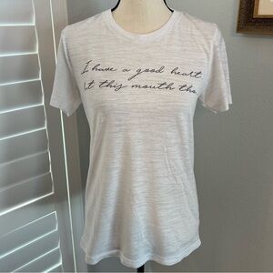 ‘I Have a Good Heart, but this Mouth’ short sleeve tshirt
